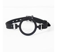 BDSM 6.4cm Silicone O-Ring Open Mouth Gag Oral Sex Fetish Slave Gag with Lock Restraints Adjustable Bondage Sex Toys for Adult