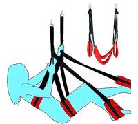 BDSM Adult Sex Swing, Soft Adult Sex Toys & Games Sex Sling with Adjustable Straps, Sex Swing for Door & Ceiling, Adult Couples Sex Toys for Kinky, Sex Position Bondage Restraints, Holds Up to 200lbs