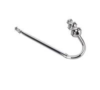 BDSM Alternative Sexual Couples Kit Metal Anal Hook Harness Necklace Bondage Handcuffs Sex Toys for Women Sadomasochism Accessor Black Three Bead No Handcuffs