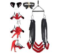 BDSM Bed Restraint Belt Wrist Eye Mask Couple Sexy Toy Sweater C/QE51F