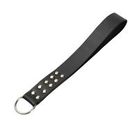 BDSM Belt Bondage Leather Whip Double Layer Spanking Paddle Slave Spanker BDSM Couple Cosplay Puppy Adult Game Fetish Sex Toys(Black)