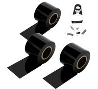 BDSM Bondage Restraints Tape Set, 3 Rolls Adult Toy Sex Restraint Bondage Tape,Pull-up Binding Static Electrostatic Tape for Couples,Sex Bondage Toy for Restraining Pleasure (Black)