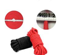BDSM Bondage Rope,2Pcs 10m Shibari Rope Bondage Rope BDSM Bondage Cotton Rope, SM Adult Fetish Bondage Restraints Set Sex Toys for Women, Men & Couples (Red, Black))