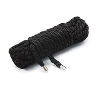 BDSM Bondage Rope Black 10m - Adult Restraint Toy for Fetish & Roleplay | BuzzPinky