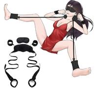 BDSM Bondage Set Adjustable Wristband Leg Restraint Strap Rope Extreme Sex Toy Couple SM Slave Fetish Neutral Adult Sex Toy Beginner SM Game