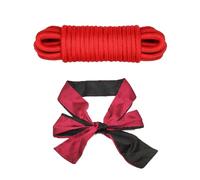 BDSM Bondage Set Adult Sex Toys for Women, BDSM Toys Kit Women Sex Toys with 1Pcs Bondage Rope & 1Pcs Sex Blindfold, Bondage Restraints Sex Rope & Eye Mask Satin Blindfold Bondage Gear & Accessories