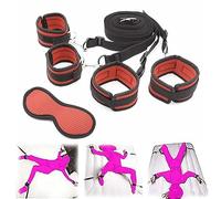 BDSM Bondage Sweater Restraining Fetish Fur Game Tie up Handcuffs Mattress Toys, for Couple SM Game with Handcuffs Blindfold Sex Toys Bed Sexy Restraints Sex Kit Adults Sex Play XH3