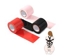BDSM Bondage Tape Set 3 Rolls Sex Restraints Toys Reusable Static Electrostatic Tape PVC Fetish SM Adult Toy for Men and Women