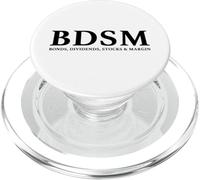BDSM Bonds Dividends Stocks Margin Funny Banking Humor Pun PopSockets PopGrip for MagSafe