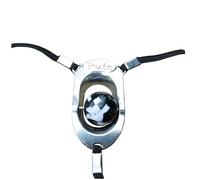 BDSM Clitoral Restraint, personalisable with Word/Name, with Ball Stimulator. Handmade by William Sturt (L. 74-79cm, 29-31inch)