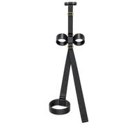 BDSM Door Restraints for Couples, Adjustable Leg Bondage Straps with Soft Cuffs, Over Door Restraint Kit, Heavy Duty 100 kg Door Anchor, Quick Installation, Portable Adult Bedroom Accessories
