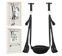 BDSM Door Swing Military-Grade with Handcuffs Ankle Cuffs Adjustable Straps Butt Support Tool-Free Setup for Couples