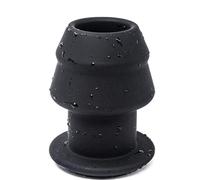 BDSM Douches Enema Anal Plug Silicone Butt Plug Hollow Anal Dilator with Narrow Flared Base for Comfortable Wearing Sex Toys for Sex Games(XL)