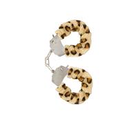 Bdsm handcuffs in leopard fur, Poids 0.190 Kg
