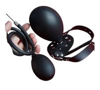 BDSM Inflatable Gag with Removable Pump,Silicone Tongue Depressor Mouth Gag Ball Slave,Bondage,Sex Toys for Couples,Adult Games(Inflatable Gag)