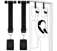 BDSM Kit Restraint Sex Kits Bondage Strap Door Hanging Swing Wrist for Lovers Cuffs BDSM Slave Erotic Bondage Handcuff Restraint Rope Sex Swings Straps for Women Adult Couples Sex Toys