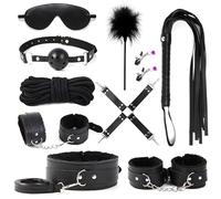 BDSM kit, Sex Bondage Gear & Accessories, 10PCS Sets Couples Sex Toys, bondaged kit Adult, Sex Restraints, Restraints Kit Sex Toys for Couples, Adjustable Bondage Set