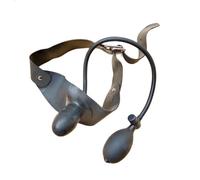 BDSM Latex Inflatable Insert Mouth Gag Bondage Restraints Toys Adult Sex Games Mouth Plug Ball