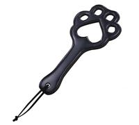 BDSM Leather Adult Flirting Tool Skin Racket Sexy Toys Sm Punishment Intimate Game Couple Spanking Flirting for Women Men Black Type Two One Size