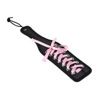 BDSM Leather Adult Flirting Tool Skin Racket Sexy Toys Sm Punishment Intimate Game Couple Spanking Flirting for Women Men Pink One Size