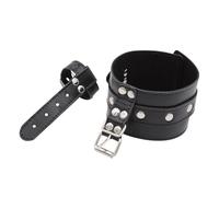 BDSM Leather Thumb Bondage Sexy Sex Handcuffs Hand Foot Restraint Cuffs Erotic Sex Toys for Couples Slave Restraints Adult Games Fetish Handcuffs One Size