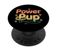 BDSM Power Pup Kinky Humor Puppy Roleplay PopSockets Adhesive PopGrip