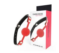 BDSM red silicone ball gag, Poids 0.105 kg