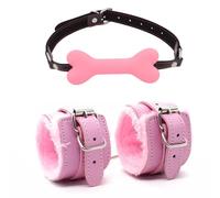 BDSM Restraint Set for Adult Sex Training -UKGC04ZP，Pink，Same &Cheaper：B