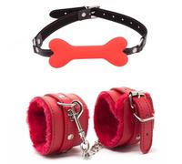 BDSM Restraint Set for Adult Sex Training -UKGC04ZP，Red，Same &Cheaper：B