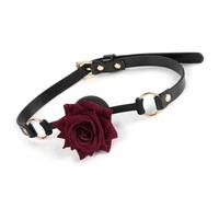 BDSM Restraints Open Mouth Sex Gags Muzzles Oral Gag,Breathable Ball Gag Rose Gag,Silicone Mouth Gag