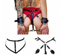 Bdsm Sex Belts Sexy Leather Harness Women Goth Stocking Thigh Body Bondage UnderwearBdsm Erotic Handcuffs Suspender Punk Garter