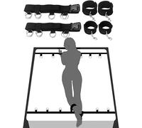 BDSM Sex Bondage Restraints Kit Toys Sex Things Accessories for Adults Couples Kinky Sex Tie Downs for Women Bed Straps Restraints Sex for Under King Mattress Queen Size Bed Adult Play Sweater