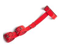 BDSM Sex Toys for Woman Couples Handcuffs Set Bondage Gear Bed Restraints Rope Strap Adult Game Wrists Neck Cuffs & Eye Mask Red One Size