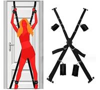 BDSM Spreader Bar Door Bondage Sex Restraints Kit with Position Straps Door Frame Bondage Kit SM Toys Sex Furniture for Bedroom Bondage Gear & Accessories