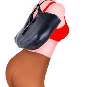 BDSM Strait Jacket/Armbinder,Leather Deluxe Arm Binder Restraint,Behind Back Bondage Gloves,Sex Toys for Couples(C BDSM Armbinder)