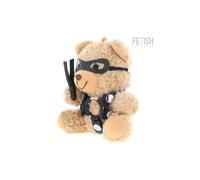 BDSM Yogi Teddy Bear for Submissive Role Play and Fetish Fun, Size 11.5 cm x 10.7 cm, Poids 0.066 Kg, Color Black