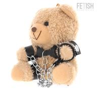 BDSM Yogi Teddy Bear for Submissive Role Play and Fetish Fun, Size 11.5 cm x 10.7 cm, Poids 0.066 Kg, Color Black