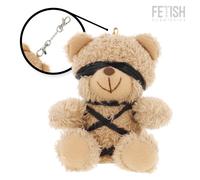 BDSM Yogi Teddy Bear for Submissive Role Play and Fetish Fun, Size 11.5 cm x 10.7 cm, Poids 0.066 Kg, Color Black