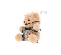 BDSM Yogi Teddy Bear for Submissive Role Play and Fetish Fun, Size 11.5 cm x 10.7 cm, Poids 0.066 Kg, Color Black