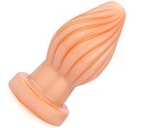 BDSMAGE Classic Butt Plug Anal Bead for Comfortable Long-Term Wear, Anal Toy Sex Toys Anal Plug Anal Dildo for Anal Stimulation, Analplug Analdildo Washable for Gay Couples Women Man (Flesh Color, M)