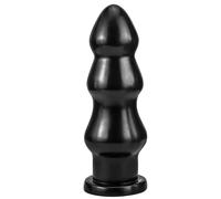 BDSMAGE Large Butt Plug Anal Plug 8.66 Inch with Suction Cup, Anal Expander Hands-Free Anal Massage Beads Erotic Sex Toy for Women Men Couples (Black)