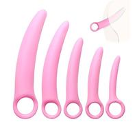 BDSMAGE Silicone Vaginal Dilator Set of 5, Female Dilator Anal Plug Urethral Dilator Vaginal Trainer G-Spot Massage Masturbator Sex Toy for Women