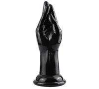 BDSMJOY Dildo Butt Plug Anal Plug Hand Shaped,Tentacle Dildo Realistic Anal Toys Huge Penis Plug Men's XXL Massive Dildo,Sex Toys for Men and Women,Anal Toys Couples Games,Adult Toys (Black)
