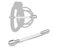 BDSMJOY Penis Plug Chastity Cage Accessories Chastity Device Dilator Urethral Hollow Urethral Plug,Short Sex Toys Urethral Sound Masturbation Rod Stimulation for Men Bondage Sex Games (A11)