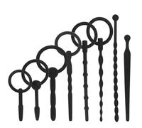 BDSMJOY Penis Plug Set of 8 Urethral Plugs Sounding Kit Urethral Sound Urethral Trainer Erotic Penis Dilator Urethal Rod Cock Expansion Stimulation Plug for Gay Men (8-pcs)