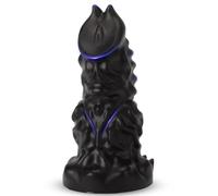 BDSMJOY Realistic Black Monster Dildo 23.5 * 9cm Big Dildo Large Butt Plug Fantasy Penis Dick Anal Toys Vaginal Anal Dilators Sex Toys for Women Men with Strong Suction Cup for Hands-Free Play