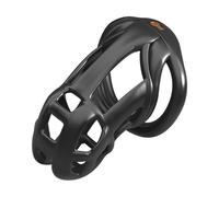 BDSMLOVE Chastity Cage with 4 Cock Rings, Lightweight Chastity Device Penis Cages, Penis Prevent Erection Lock＆Key, Adult Sex Toys for Man (L)