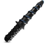 BDSMLOVE Double-Ended Anal Dildo, Butt Plug XXL Vaginal Massage, Anal Expander G-spot Prostate Stimulation Masturbation Adult Toy for Couples Women Men