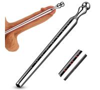BDSMLOVE Stainless Steel Urethral Dilator Masturbation Rod with Depth Marking, Urethral Sound Penis Plug Dilator Masturbation Urethral Plug for Men Couples (M)