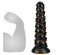 BDSMYOU 380mm Extra Big Dildo Thick Huge Dildo,Giant AnalDildo with Suction Cup,Large Butt Plug Male Sex Toy,XXL Dick Cock Anal Toys,Sex Toyscouples for Couples Gay Men Women (A)